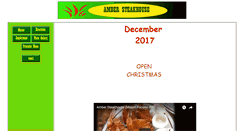 Desktop Screenshot of ambersteakhouse.com